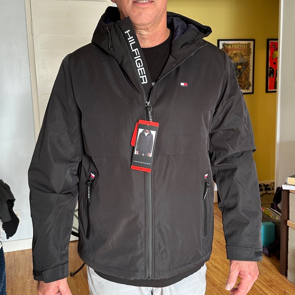 Tommy Hilfiger Men’s Weatherproof Hooded Jacket